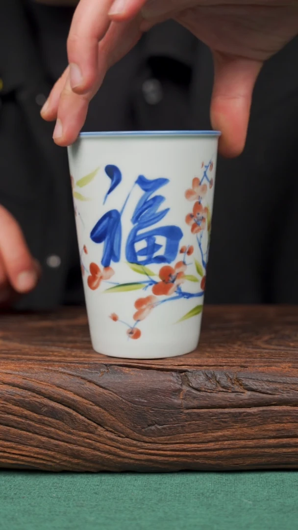 【闪购商品】瓷片95景德镇手绘釉下彩