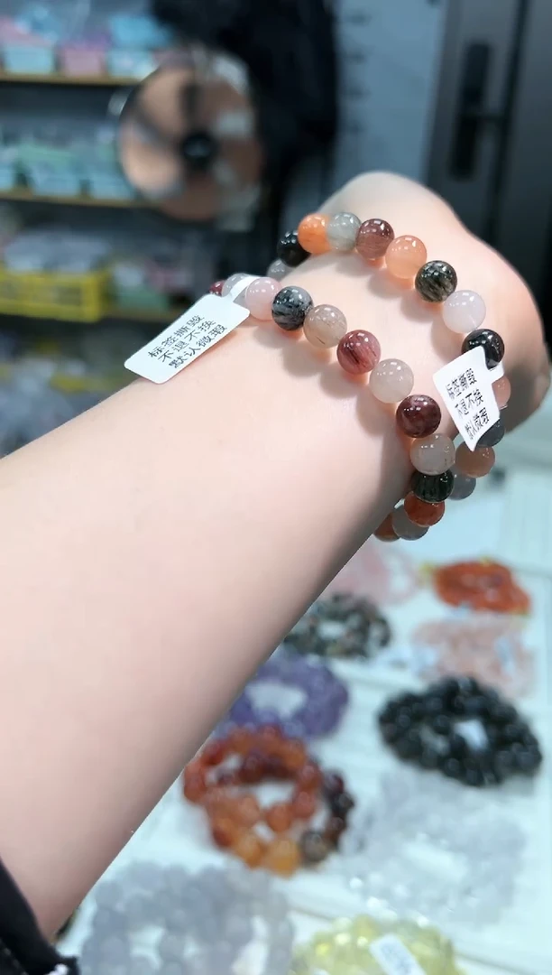 【闪购商品】水晶手串未镶嵌42f多样性发其一/1条8mm默认微瑕