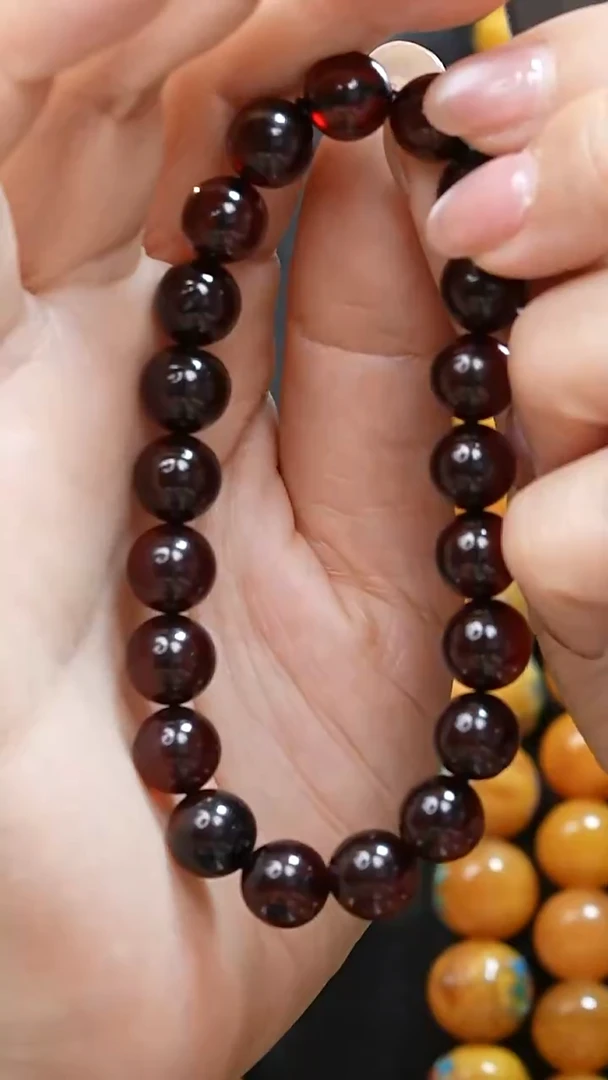 琥珀颈饰未镶嵌8757天然蜜蜡珠宝奇石全部保真