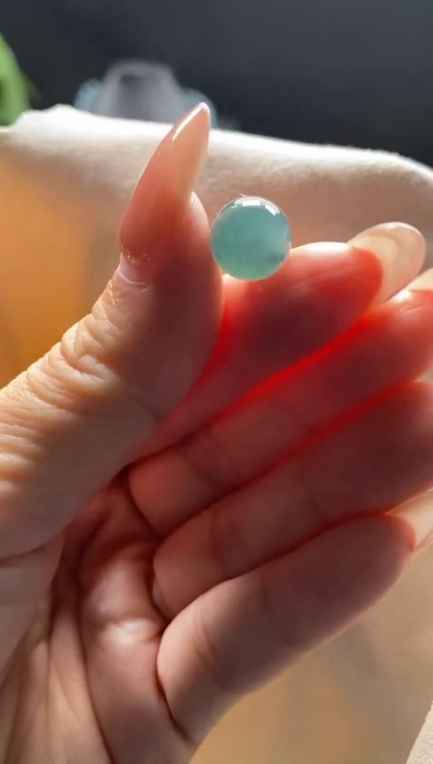 未镶嵌手链翡翠散珠卡10MM圆珠