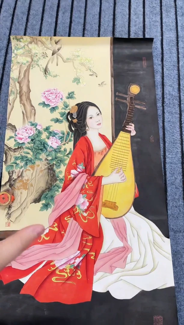 国画精品四尺人物