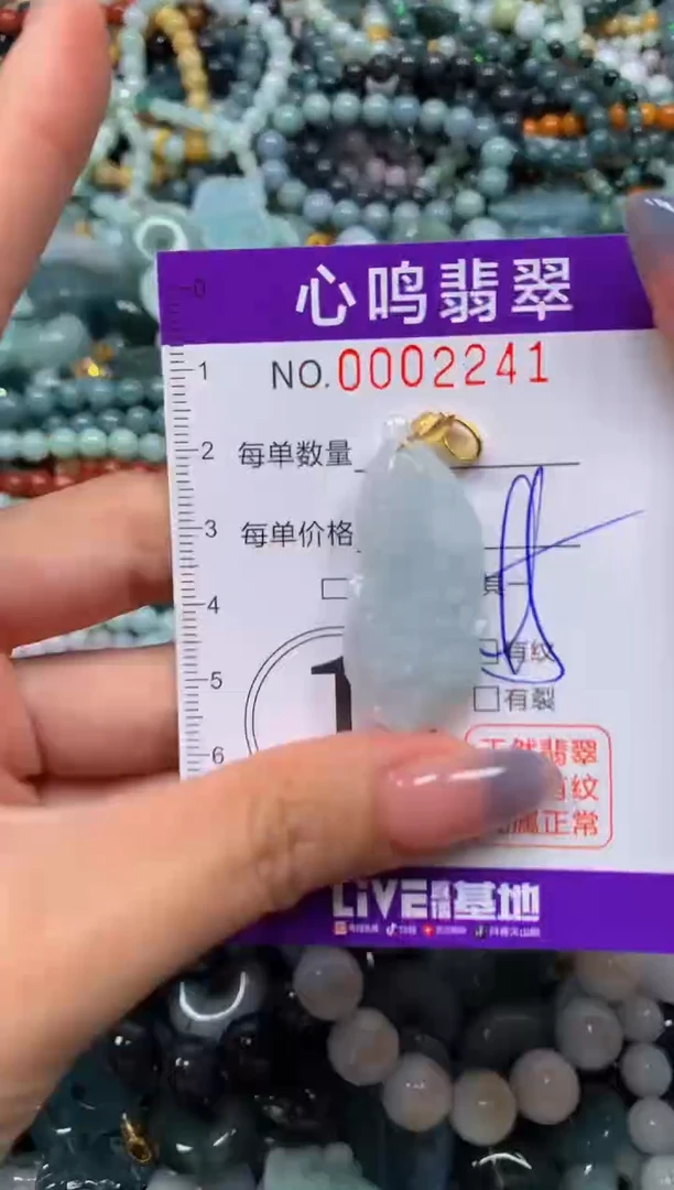 颈饰未镶嵌翡翠闪购002241