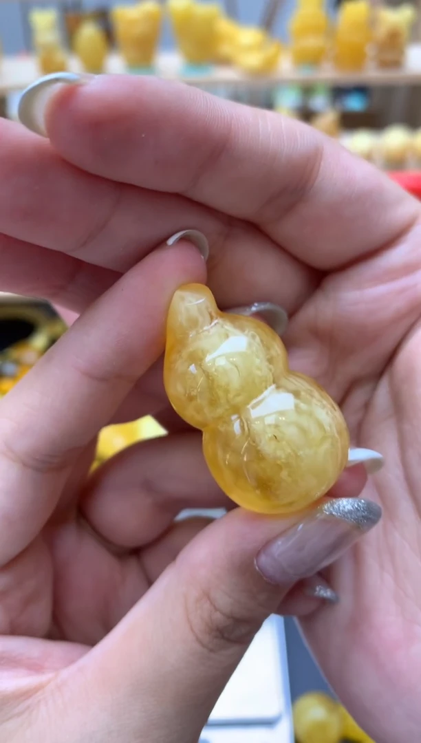 琥珀未镶嵌珠宝奇石123琥珀蜜蜡大瑕疵花粉坑