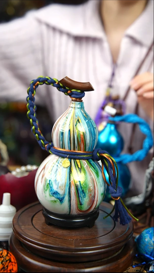 334号500ml左右非遗大漆酒葫芦