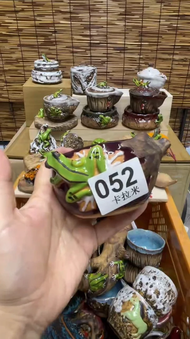 昕*052精美粗陶手工柴烧