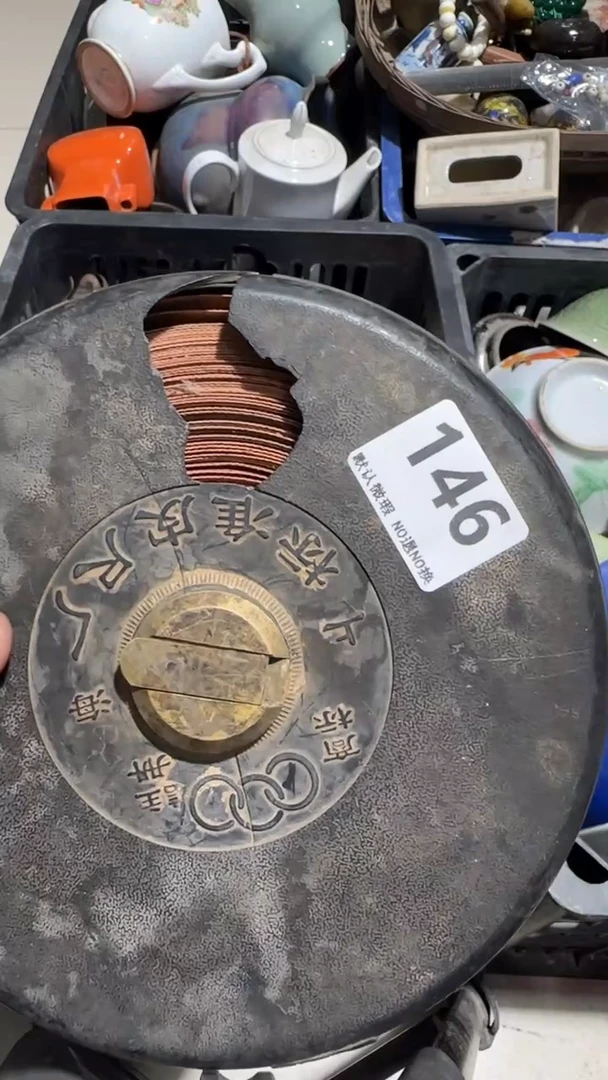 瓷片鼎****媒亿容工艺品146