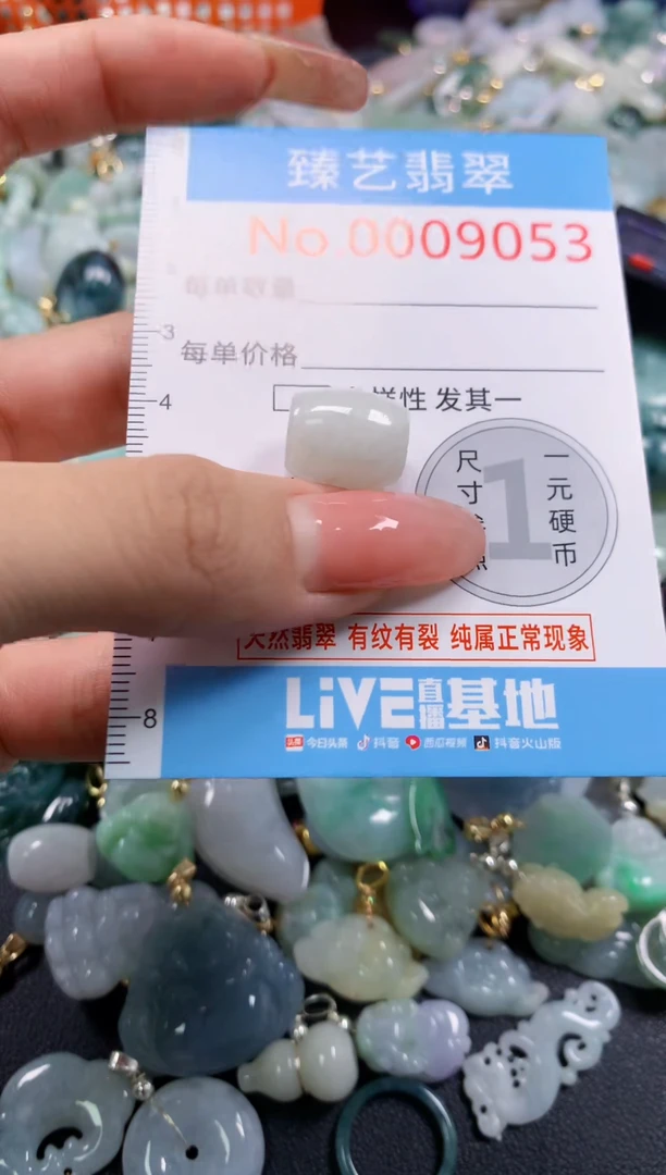 翡翠未镶嵌吊坠(不含链)9053