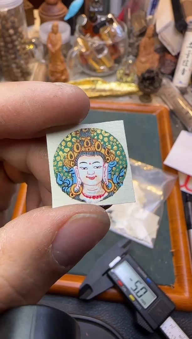 【闪购商品】吊坠热贡白度原矿卡纸一张