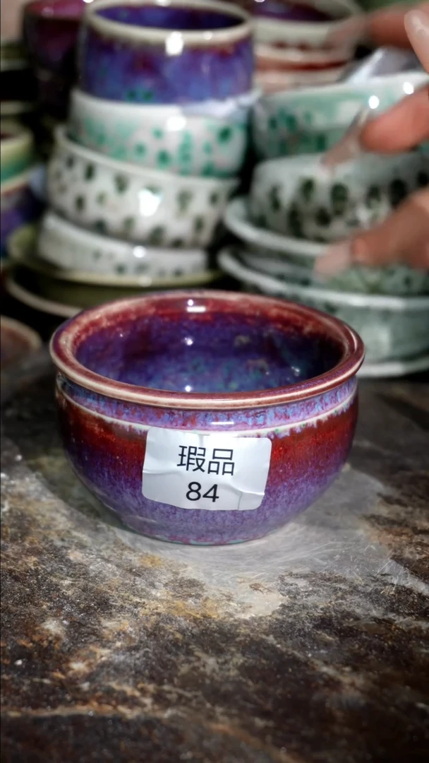 摆件精品窑变钧瓷茶器