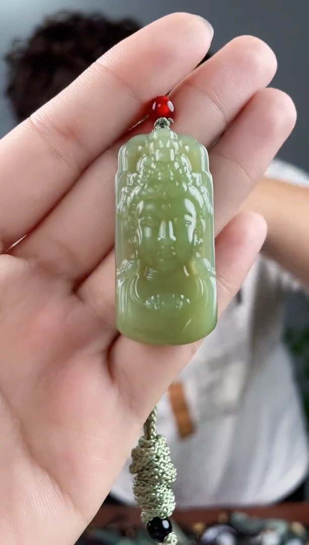 和田玉未镶嵌颈饰拍一发一，多样性发货