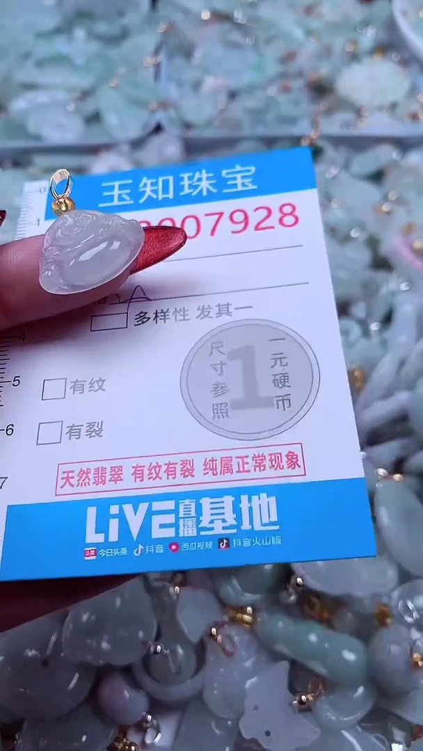 吊坠(不含链)未镶嵌翡翠7928
