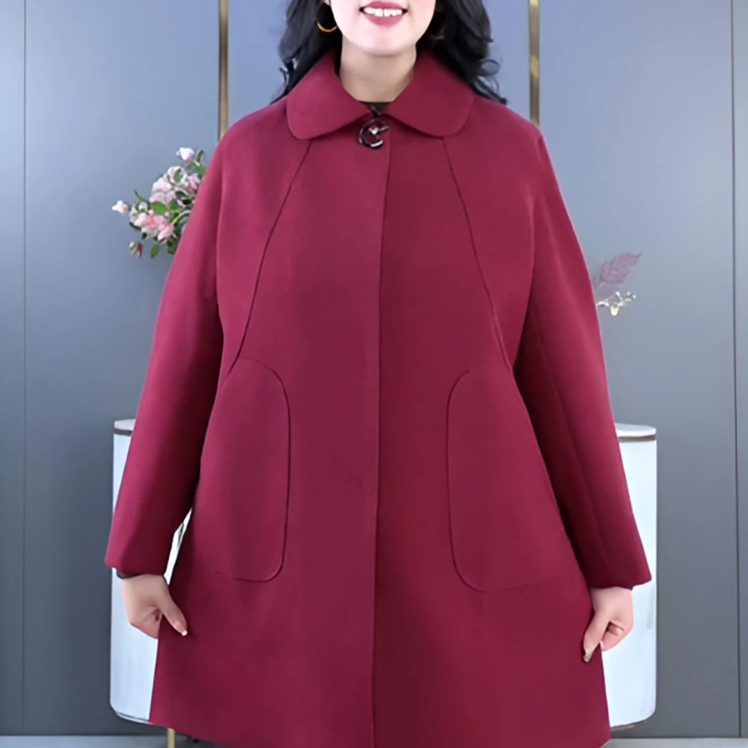 秋冬口袋收腰外套ZB6375