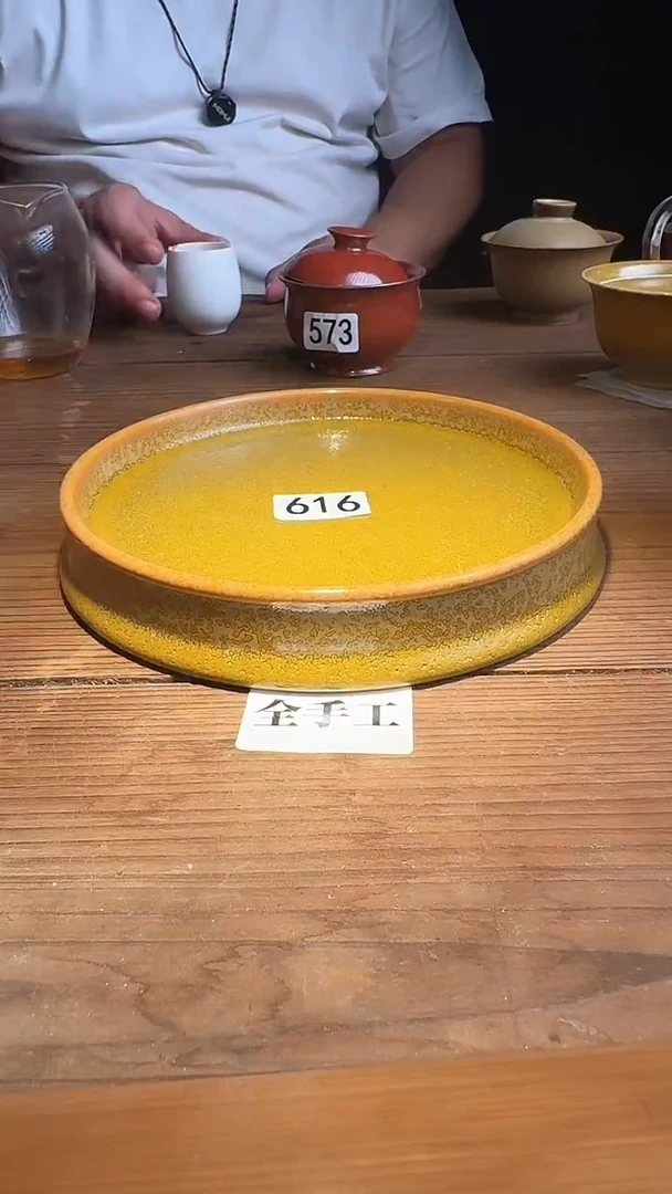 婺州窑龙窑烧制技艺全手工壶承（616