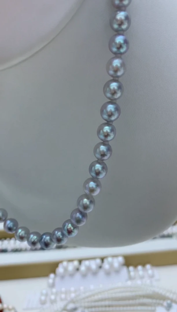 海水珍珠未镶嵌项链w63