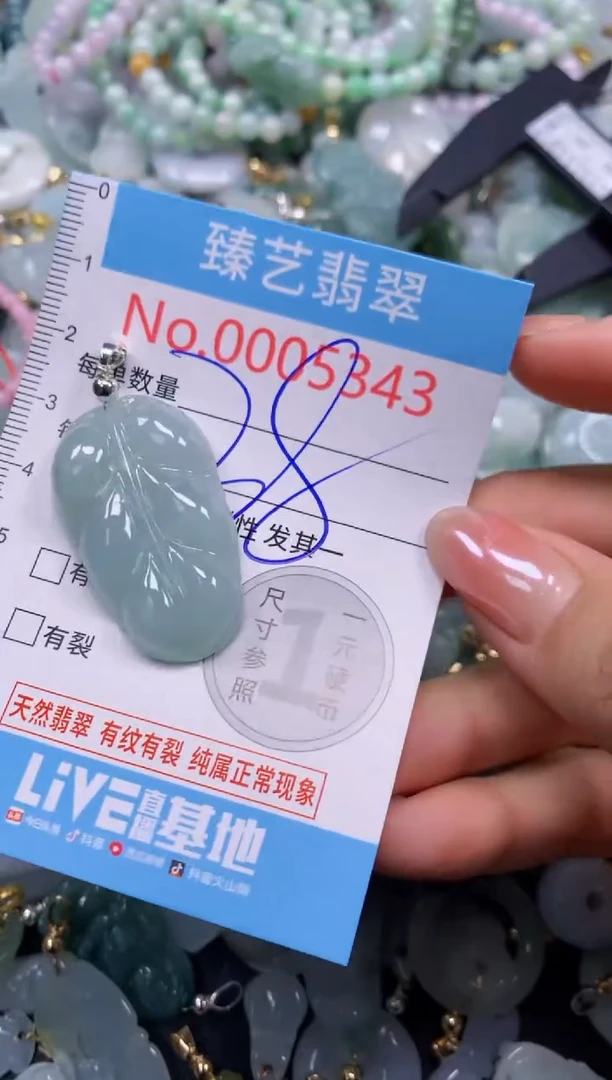 颈饰未镶嵌翡翠5343