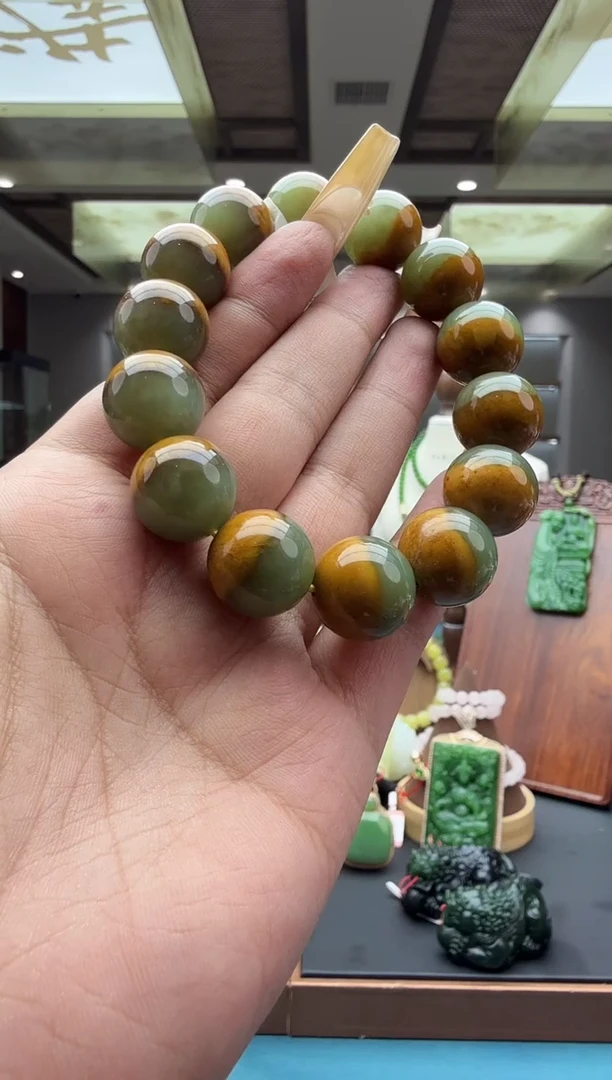 未镶嵌手串和田玉szq