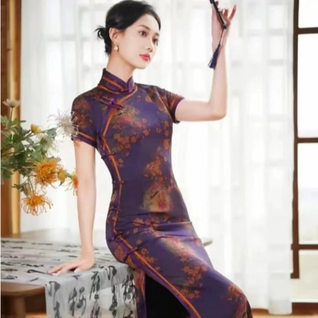 4040--XMF--苏州高端旗袍双层