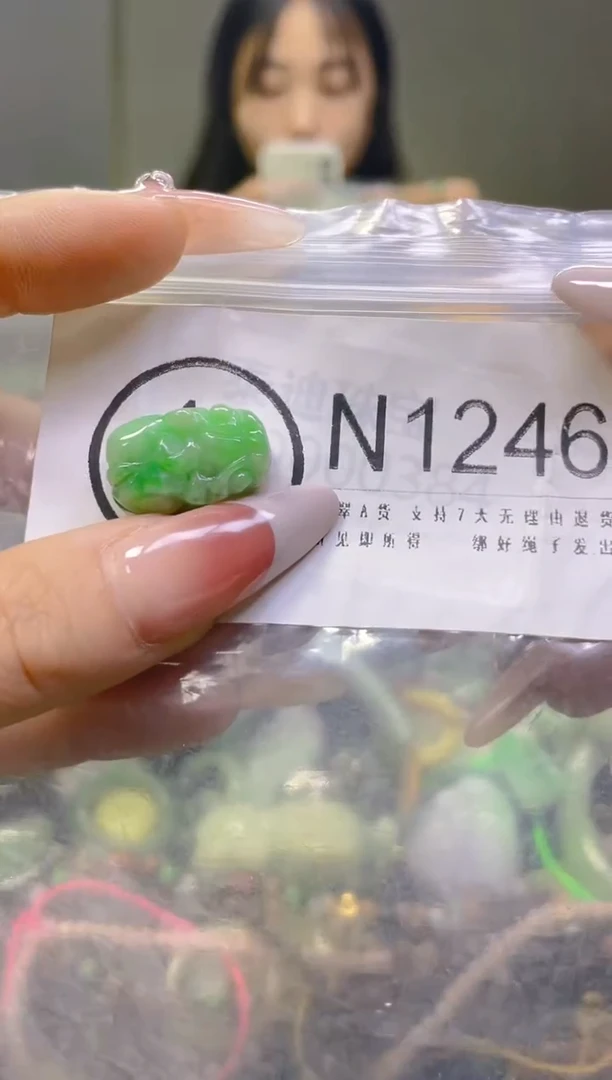 翡翠未镶嵌颈饰/N/翡翠A货一图一物