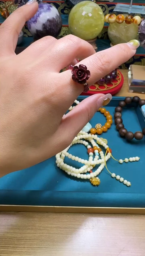 未镶嵌戒指石榴石多样性发一件 278