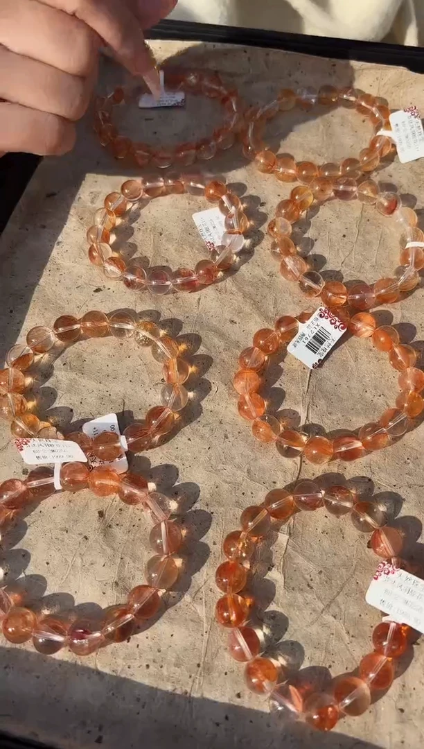 【闪购商品】水晶手串未镶嵌XL2761芬达凤羽胶花多样性发一