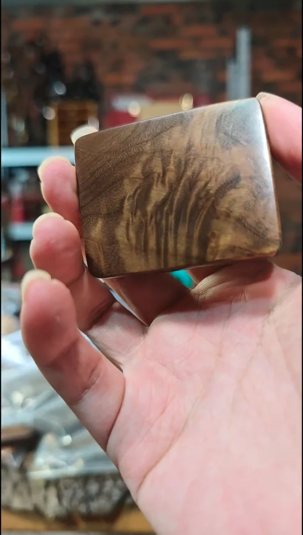 金丝楠无事牌手把件