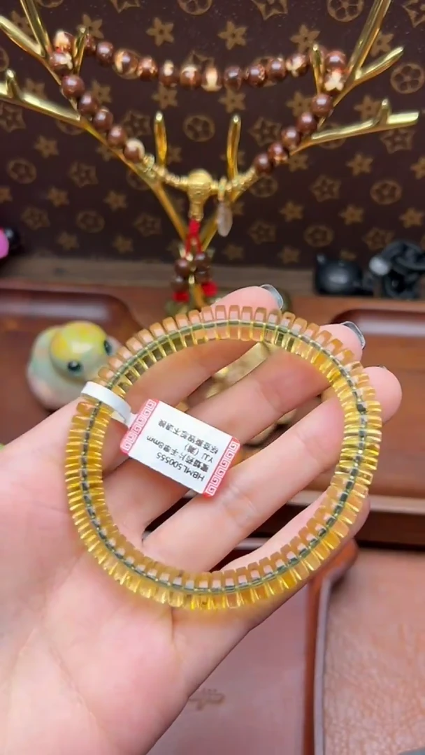 未镶嵌琥珀手链HBML500555