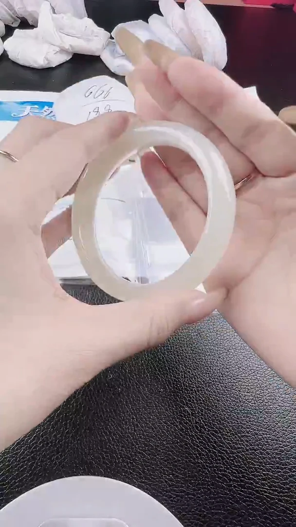 未镶嵌手镯石英质玉晴水正圈圈口56