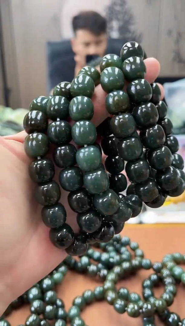 手串未镶嵌和田玉纯天然新疆且末蓝多样性拍一发一14