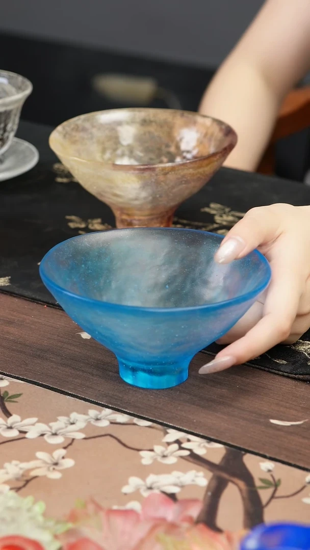 手工艺品琉璃Y*Y蓝色建盏