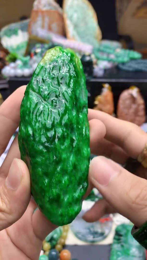 颈饰未镶嵌翡翠奋**生天然缅甸翡翠A货