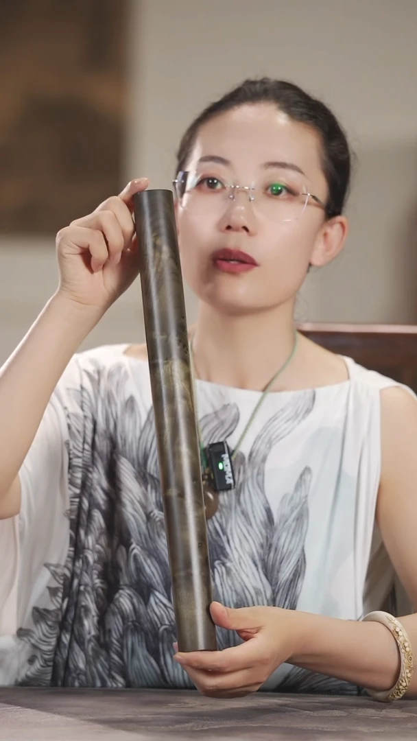 金丝楠065树瘤纹盘玩木棍