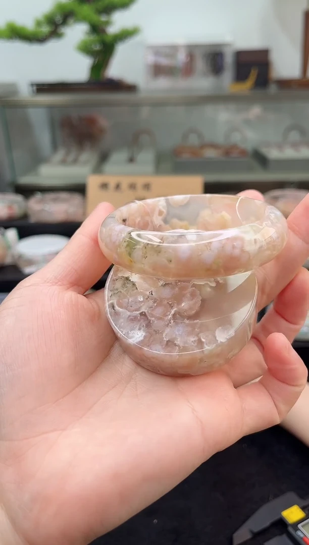 未镶嵌手镯石英质玉57圈口（赠品镯心）S91790