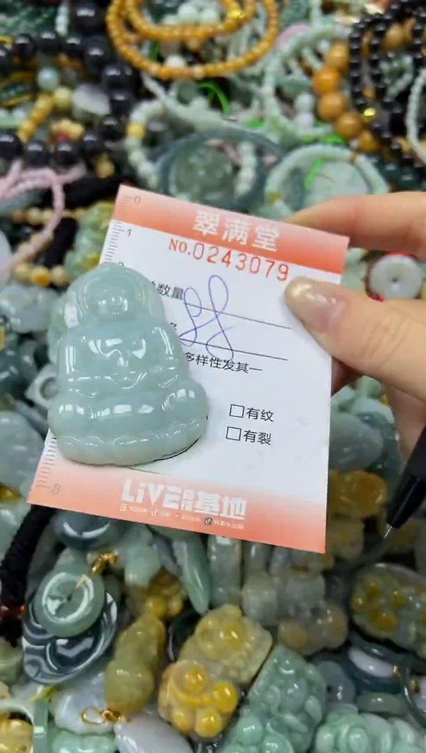 未镶嵌挂件翡翠闪购0243079