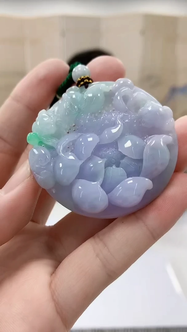 【闪购商品】定制翡翠未镶嵌5152bb-毛货挂件153