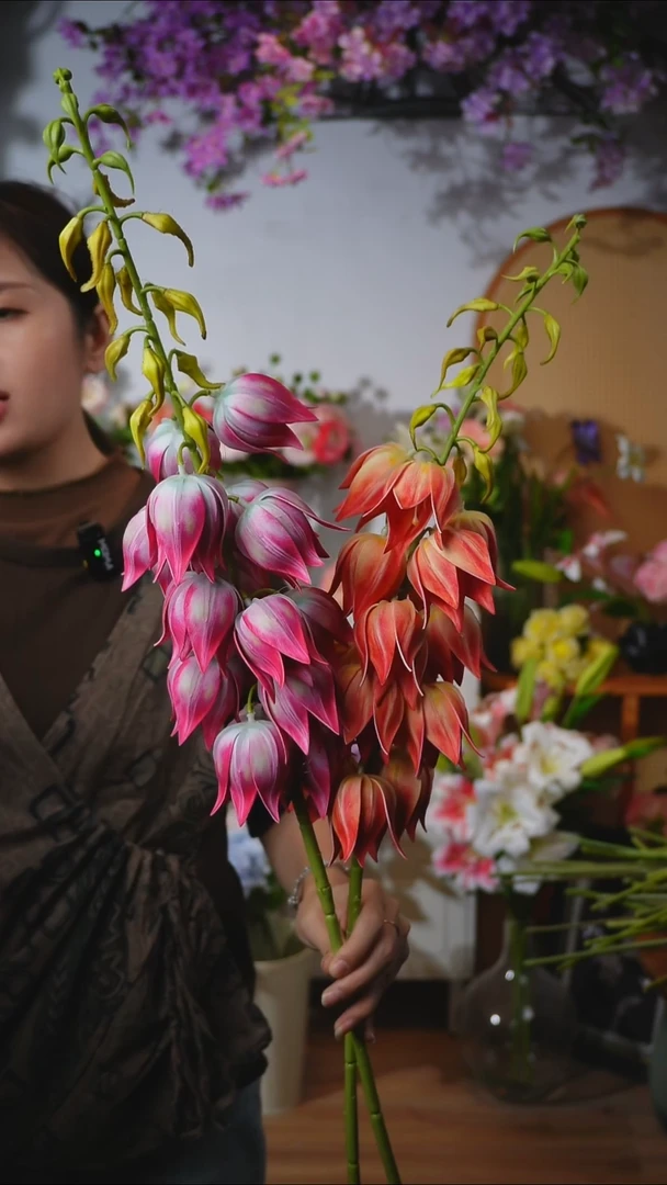 2枝混色香草风铃