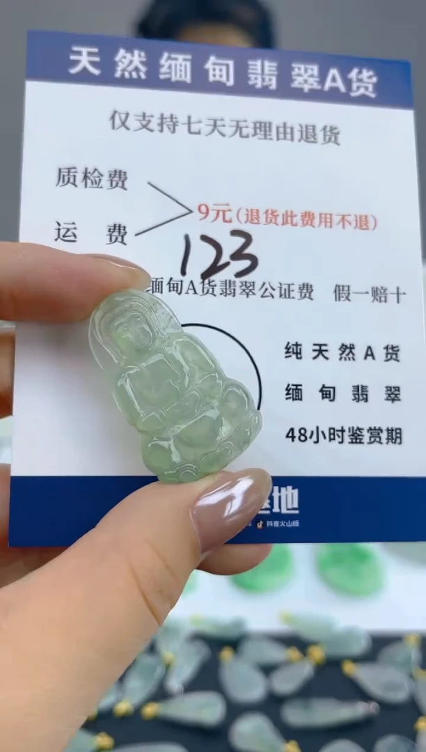 颈饰未镶嵌翡翠天然A货翡翠