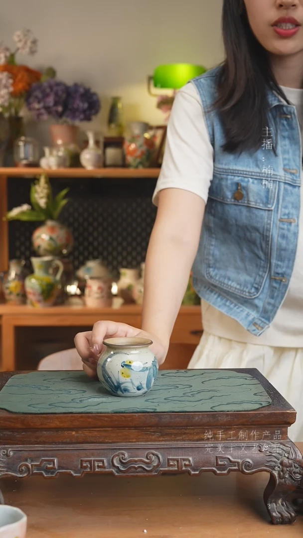 摆件景德镇陶瓷原创花器