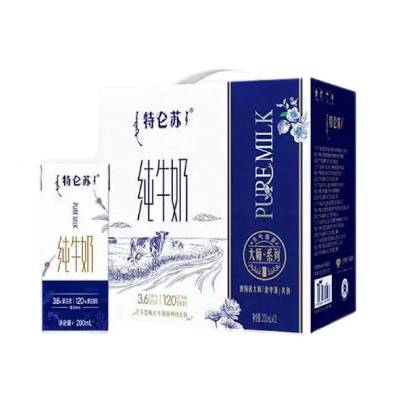 蒙牛特仑苏纯牛奶200ml*12/提