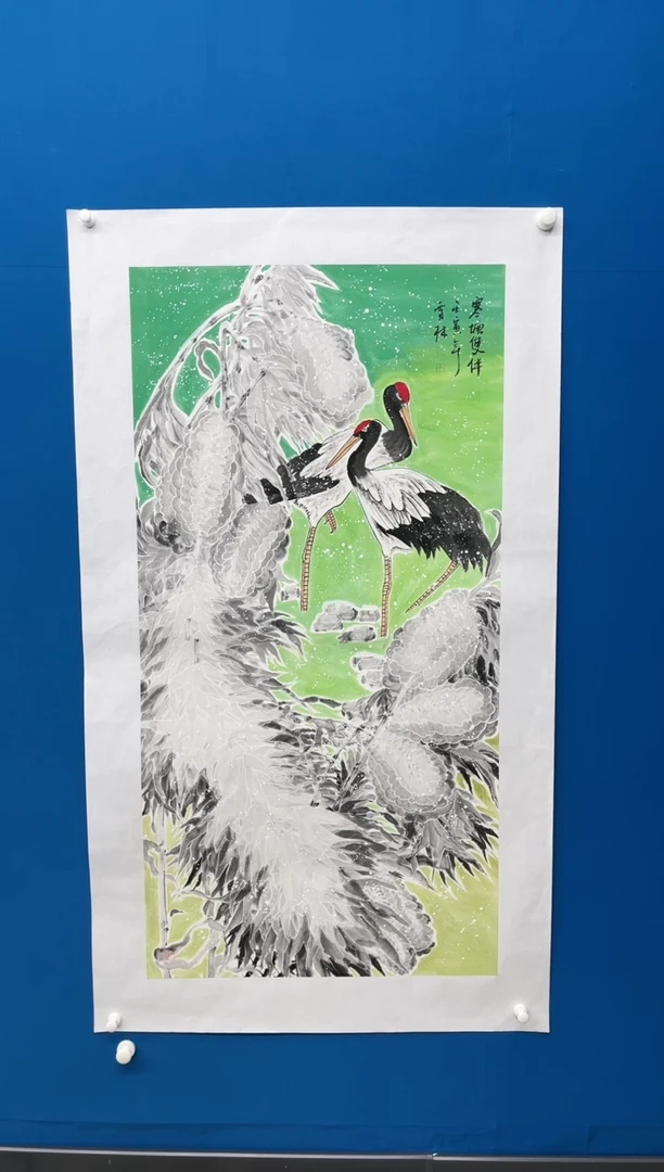 【闪购商品】国画张-四尺雪景/无框/W