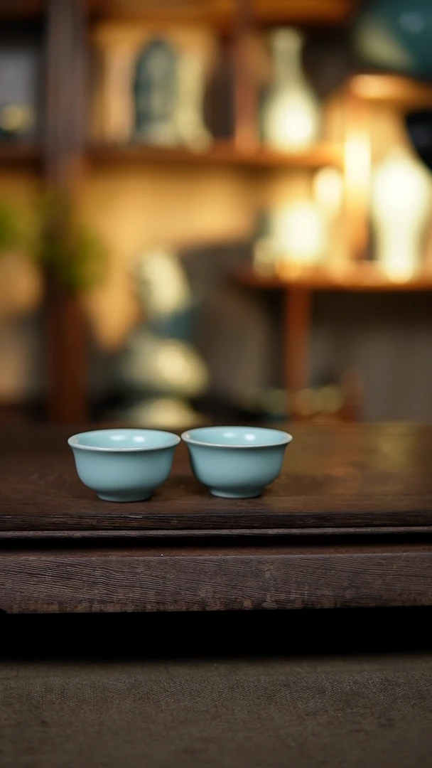 【闪购商品】杯仿古宋臻釉精工压手微瑕