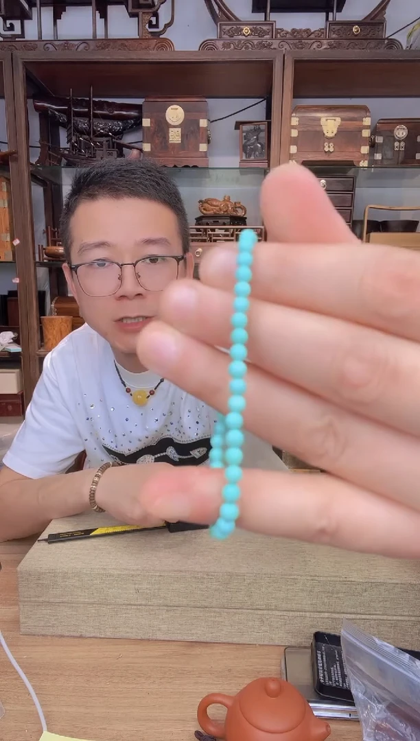 乌木类书架580松0.4单圈手串