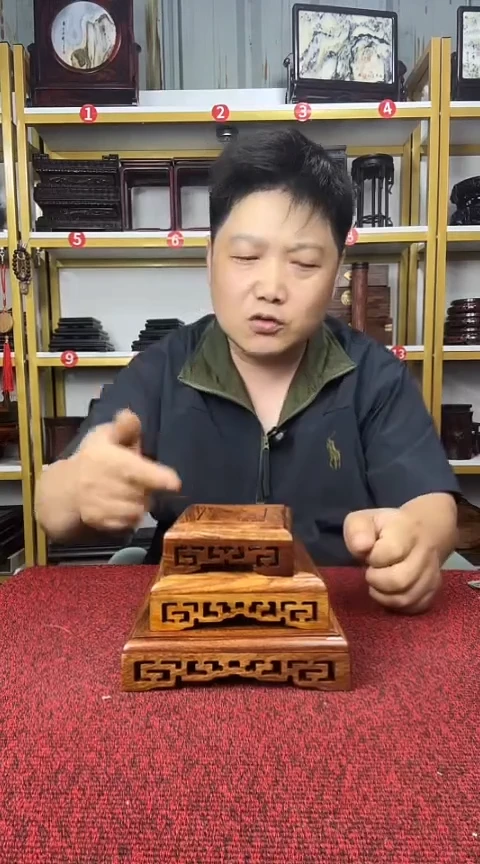紫檀木类书架3件套