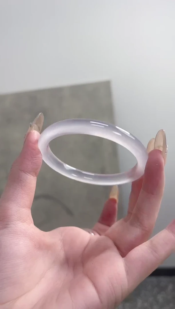 【闪购商品】玛瑙/玉髓手镯未镶嵌58圈窄条