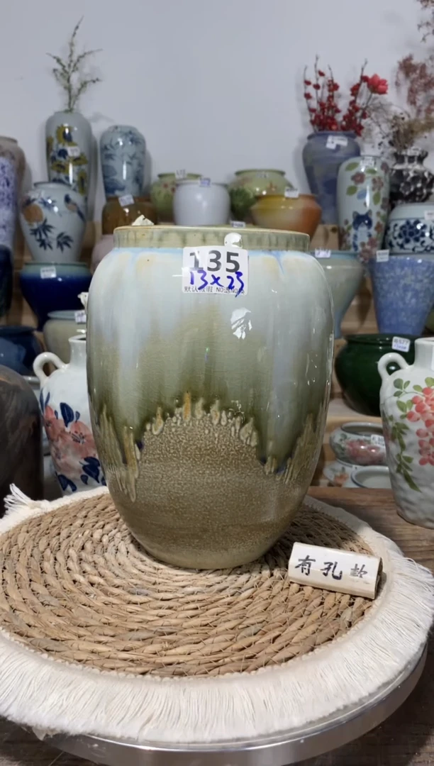 景德镇瓷韵陶瓷花盆   手工制品 完美主义者慎拍 135