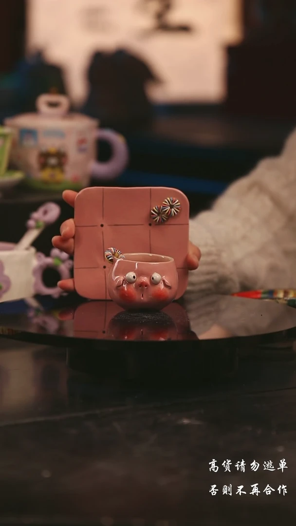 陶瓷景德镇可爱设计师款陶瓷