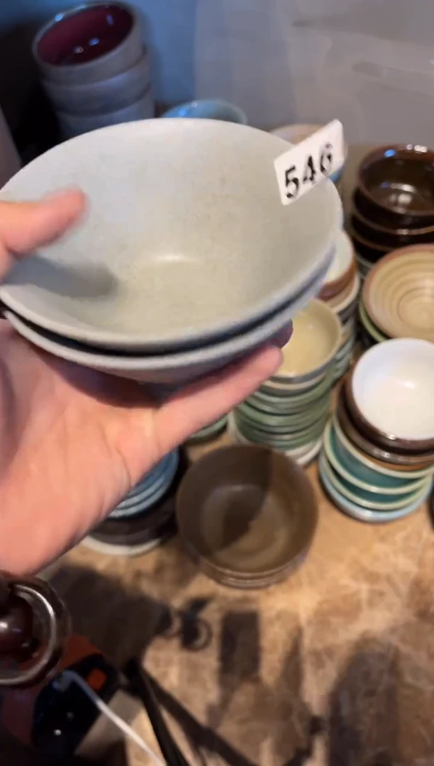 【闪购商品】瓷片546  灰色小斗碗（2个哦）