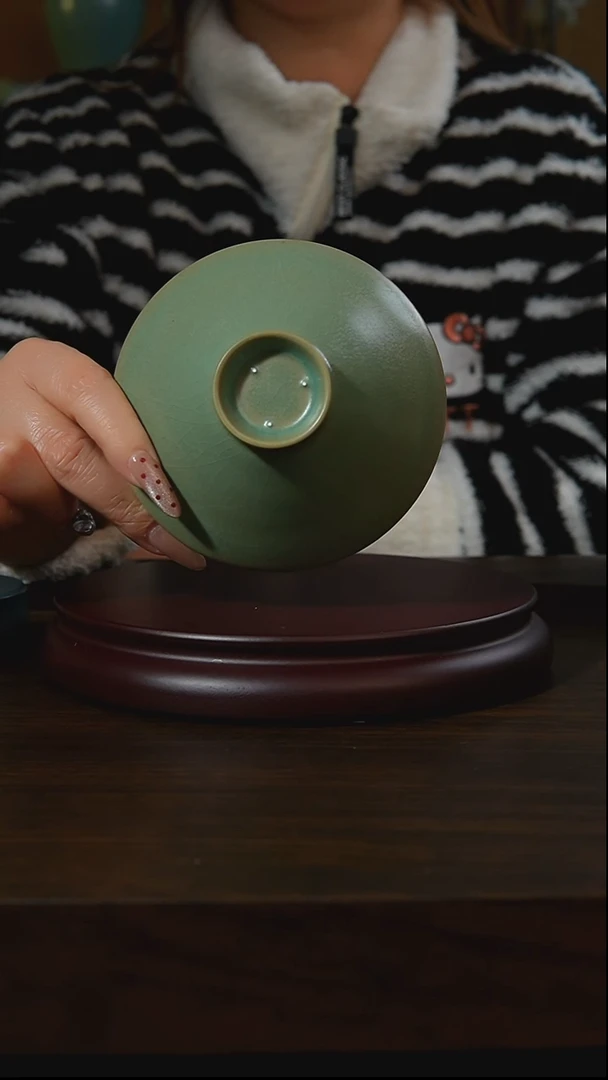 杯子瓷汝州原产地原矿仿古老釉q