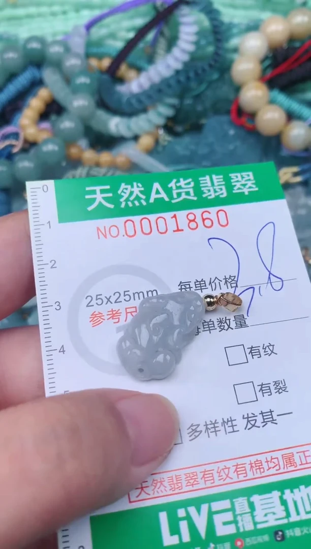 翡翠未镶嵌颈饰.0001860