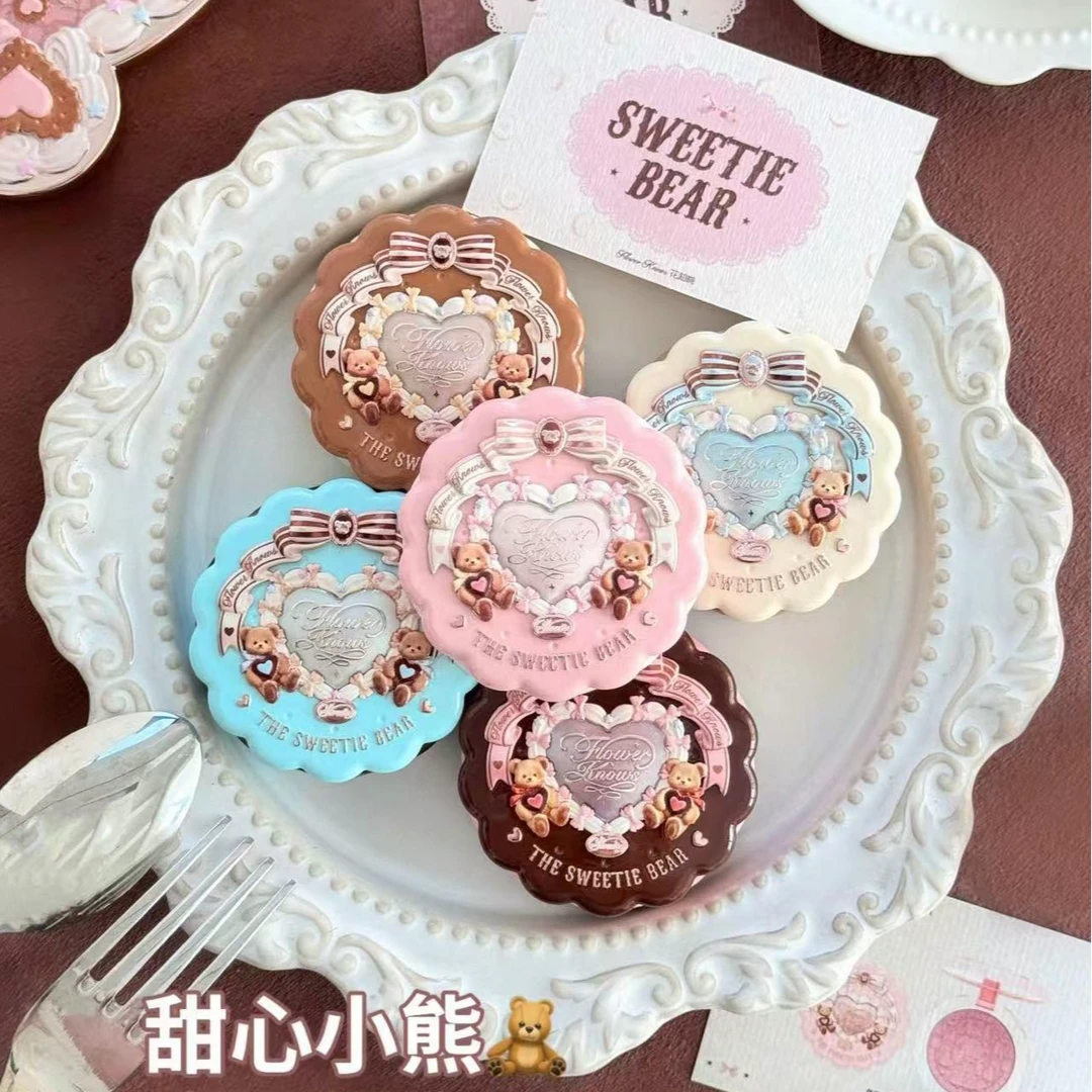花知晓甜心小熊系列丝缎腮红