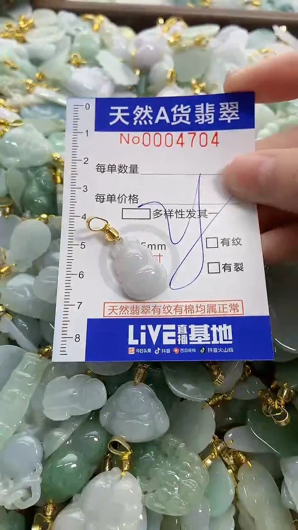 颈饰未镶嵌翡翠天然A货翡翠